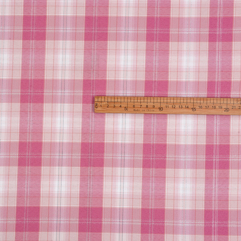 Plaid Yarn Dyed Poplin Fabric for Suit Wholesale Supplier 18